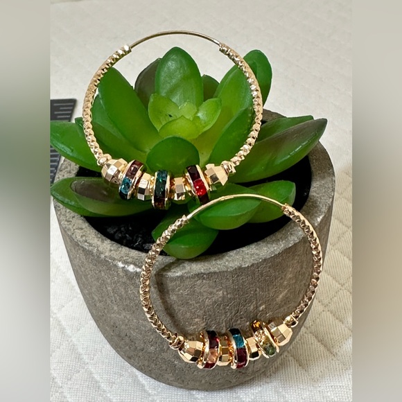 Jewelry - Beautiful hoop earrings ✨